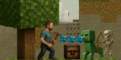play Ultra Realistic BlockCraft online and free